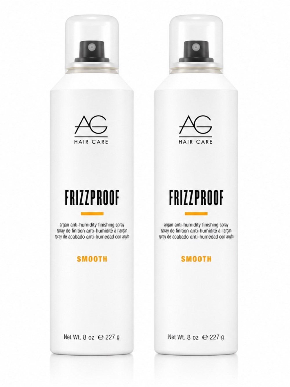 AG Hair Care Frizzproof Anti-Humidity Finishing Spray 8 oz Duo 2 Pack